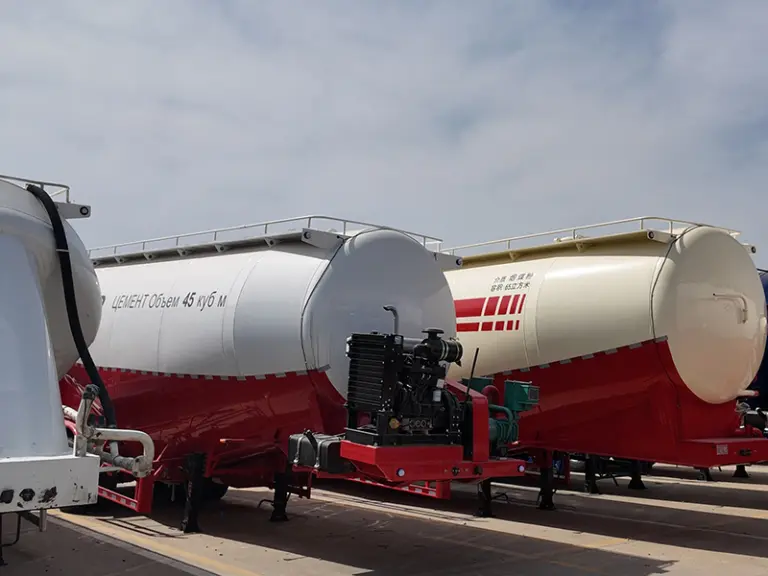 V-type Cement Bulker Semi-Trailer