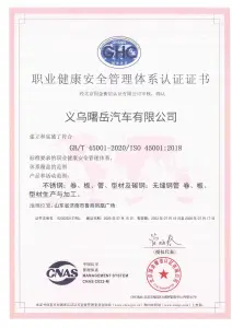 ISO 45001 شهادة الصحة والسلامة المهنية