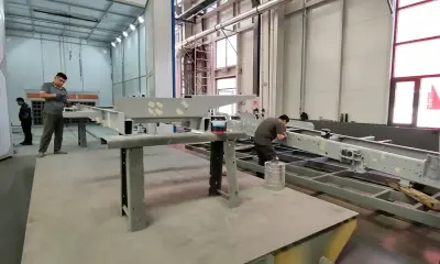 Spray painting and anti-corrosion coating workshop